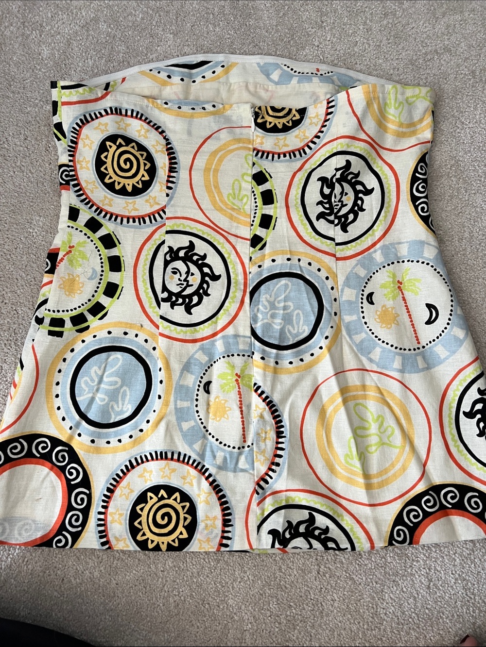 Never Fully Dressed Strapless Medallion Sun Tunic Top - Picture 4 of 6